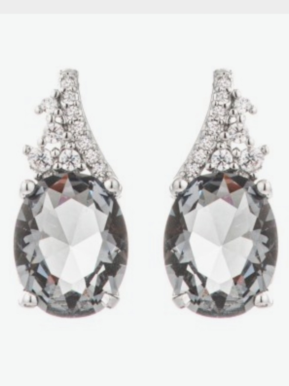 Gorgeous Women's Rhodium Plated 5 Ctw Cubic Zirconia Designer